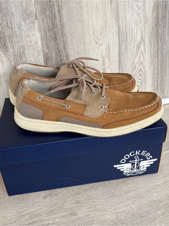 Dockers Other - Dockers Beacon Men’s Leather Boat Shoes Brown US 10.5 Nautical Comfort Preppy